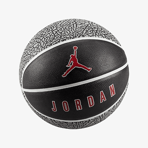Мяч баскетбольный JORDAN PLAYGROUND 2.0 8P DEFLATED WOLF GREY/BLACK/WHITE/VARSITY RED 07