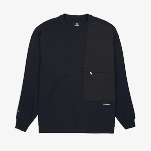 Толстовка Converse WORDMARK CREW BLACK