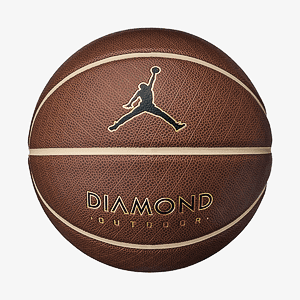 Мяч баскетбольный JORDAN DIAMOND OUTDOOR 8P DEFLATED LOTUS/SESAME/METALLIC GOLD/BLACK 07