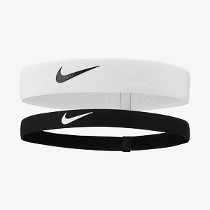 Повязка на голову NIKE FLEX HEADBAND 2PK BLACK/WHITE/BLACK OSFM