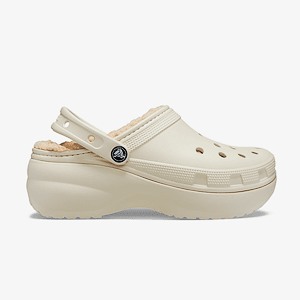 Клоги Crocs Classic   Platform   Lined Clog W Bone