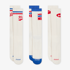 Носки NIKE U NK ED PLS CRW 3PR LFESTL 144