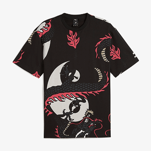 Футболка PUMA X STAPLE AOP Tee PUMA Black-Staple