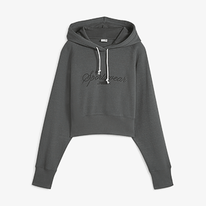 Толстовка Puma CLASSICS+ Relaxed Cropped Hoodie Mineral