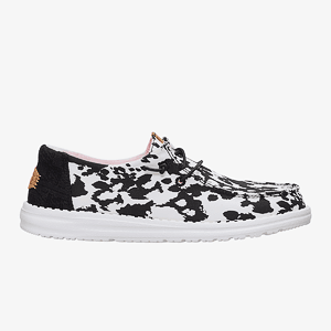 Кроссовки Hey Dude Wendy Inky Cow SnWBlk