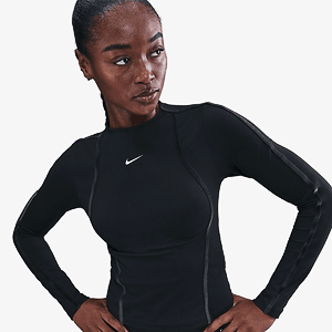 Футболка с длинным рукавом NIKE W NK ONE DF FITTED LSTOP SI WT