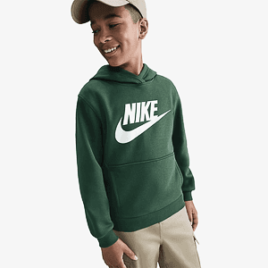 Толстовка NIKE K NSW CLUB FLC HDY HBR