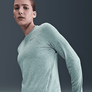 Футболка с длинным рукавом NIKE W NK SWIFT DF UV LS CRW