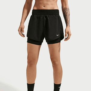 Шорты NIKE W NK ONE DF HR 3IN 2N1 SHORT
