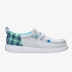 Кроссовки Hey Dude Wally Funk Y Prep Plaid Gr/Mt