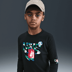 Футболка с длинным рукавом NIKE K NSW TEE LS BOXY SLIDE