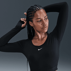 Футболка с длинным рукавом NIKE W NP DF LS TOP GG SHINE