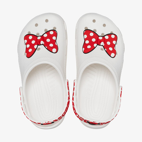 Клоги Crocs Disney  Minnie  Mouse  Cls Clg T Whi/Red