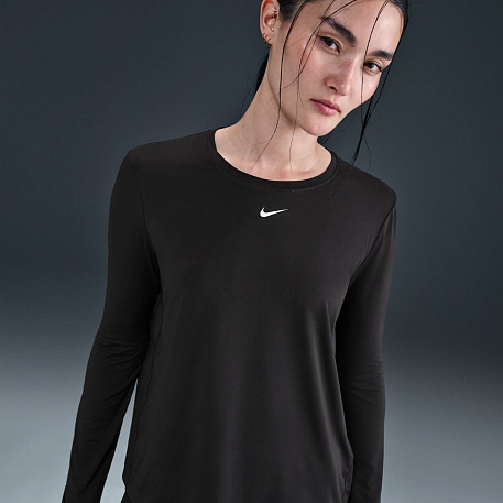 Футболка с длинным рукавом NIKE W NK ONE CLASSIC DF LS TOP WT