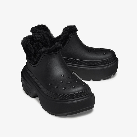Ботинки CROCS Stomp  Lined  Shorty Boot Blk/Blk