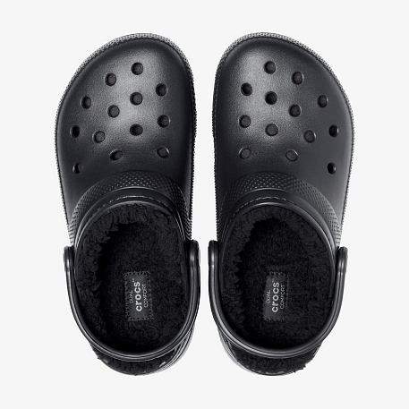 Клоги CROCS Classic Lined Clog Blk/Blk