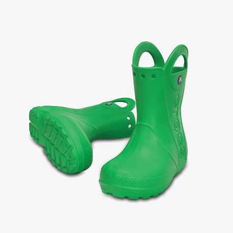 Сапоги Crocs Handle It Rain Boot Kids GrssGrn