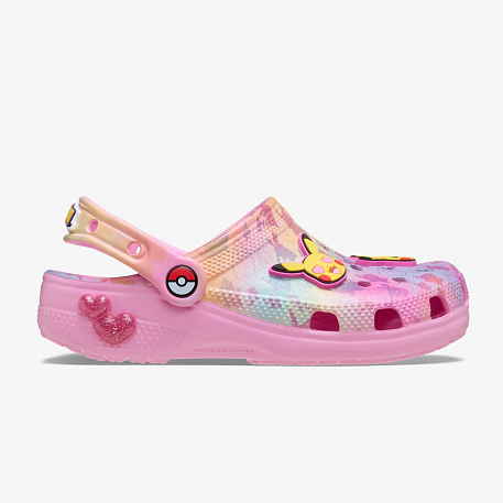 Клоги Crocs PIKACHU  PINK  CLS  CLG K MLT