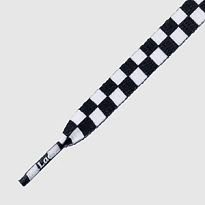 Шнурки Mr.Lacy Printies Checkered Black/White
