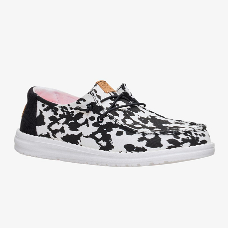 Кроссовки Hey Dude Wendy Inky Cow SnWBlk