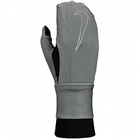 Перчатки для бега Nike TRANSFORM RUNNING GLOVES SMOKE GREY/BLACK/SILVER L