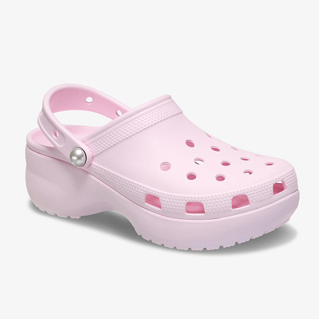 Клоги Crocs Classic   Platform   Pearl Clog PkM