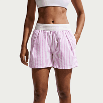 Шорты NIKE W NSW OFFLN WVN PPLN STRP SHRT