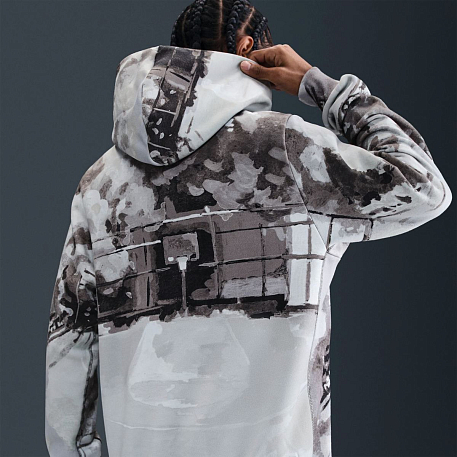 Толстовка NIKE M NK TF SI BRSH PO HD NAOS AOP