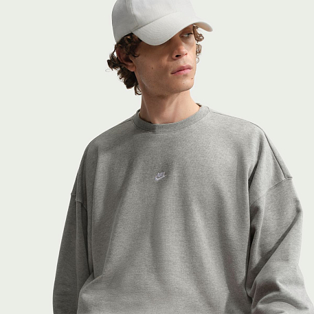 Футболка с длинным рукавом NIKE M NK CLUB FT OS CREW