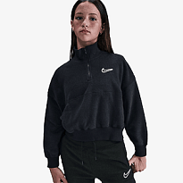 Футболка с длинным рукавом NIKE G NSW FLC LS TOP 2 COZY