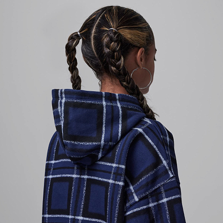 Толстовка JORDAN JDG BRKLYN ESS PLAID AOP PO