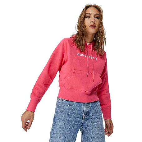 Толстовка Converse STRIP WORDMARK FLEECE HOODIE