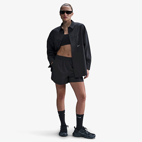 Рубашка NIKE W NSW NK CHLL PPLN LS BTN TOP