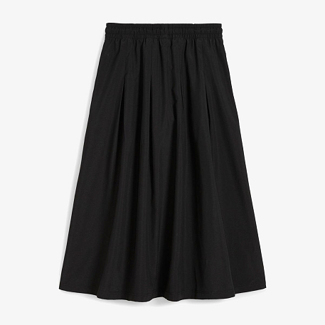 Юбка PUMA INFUSE PLEATED MIDI SKIRT PUMA BLACK