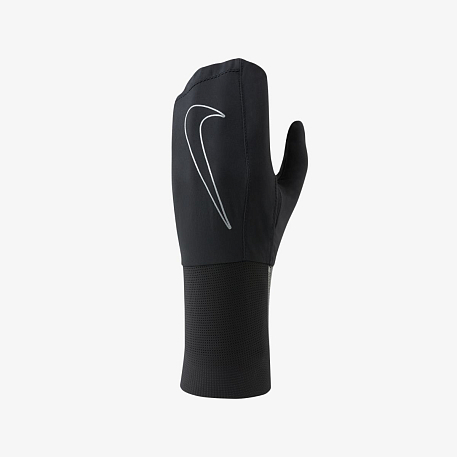Перчатки для бега Nike TRANSFORM RUNNING GLOVES BLACK/BLACK/SILVER L