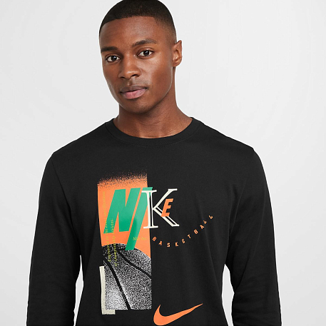 Футболка с длинным рукавом NIKE M TEE LS OC