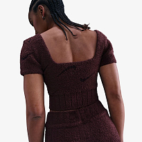 Футболка NIKE W NSW PHNX BCL SS CROP TOP