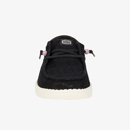 Кроссовки Hey Dude Wendy Crochet Lace Whi/Gld