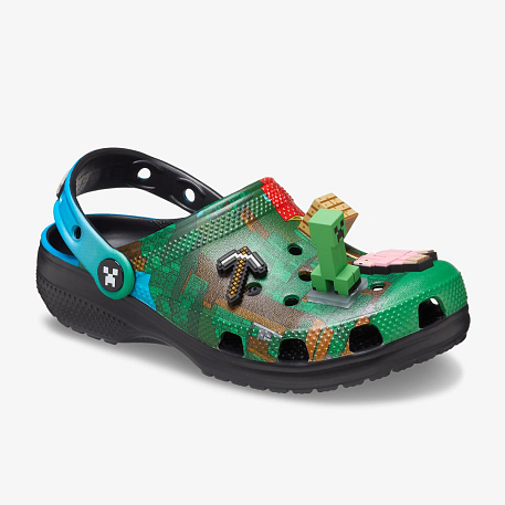 Клоги Crocs MINECRAFT  CLS  CLG  K MLT