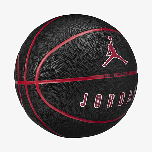 Мяч баскетбольный JORDAN ULTIMATE 2.0 8P DEFLATED BLACK/FIRE RED/WHITE/FIRE RED 07
