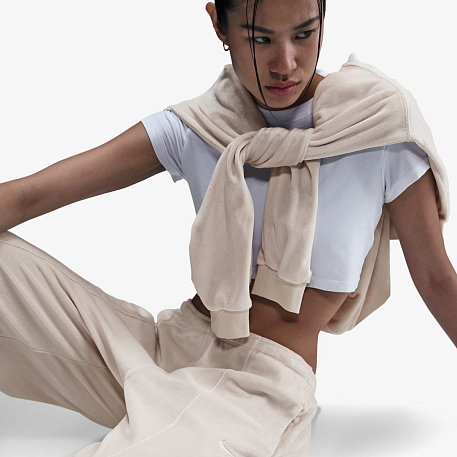 Брюки NIKE W NSW NK CHLL VLR MR OH SWTPNT