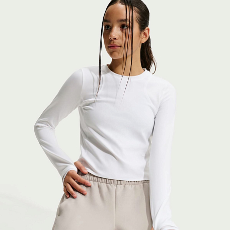 Лонгслив NIKE G NK MAVN DF RIBBED LS TOP