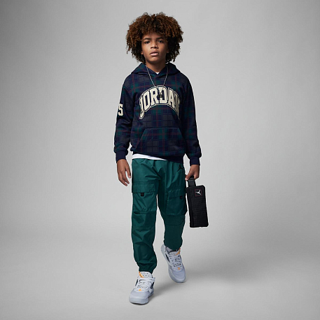Толстовка Jordan Essentials PLAID Pullover Hoodie