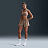 Топ NIKE W NK SWSH MED SPT BRA