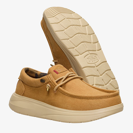 Кроссовки Hey Dude Wally COMF Worn Twill BBOG