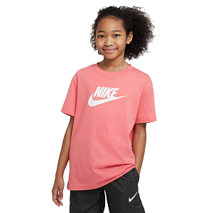 Shop Nike Pre-School Stripe Scape Futura Tee 86K881-F85 blue