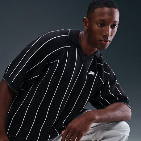 Поло NIKE U NK SB STRP SS POLO SWEATER