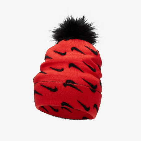 Шапка NIKE K PEAK BEANIE POM