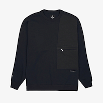 Толстовка Converse WORDMARK CREW BLACK