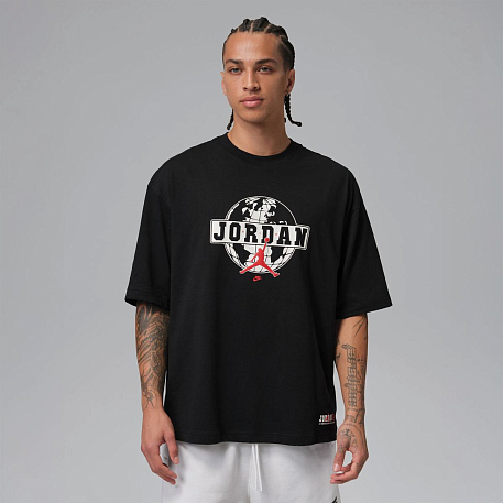 Футболка JORDAN M J GLOBE GFX OVSZ SS CREW